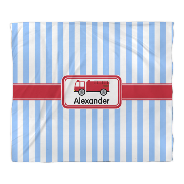 Firetruck Duvet Cover - King - Front