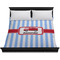 Firetruck Duvet Cover - King - On Bed - No Prop