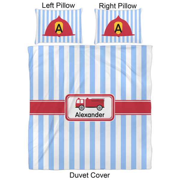 Firetruck Duvet Cover Set - Queen - Approval