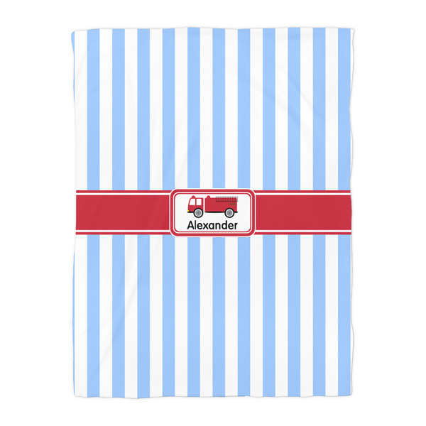 Firetruck Duvet Cover - Twin - Front
