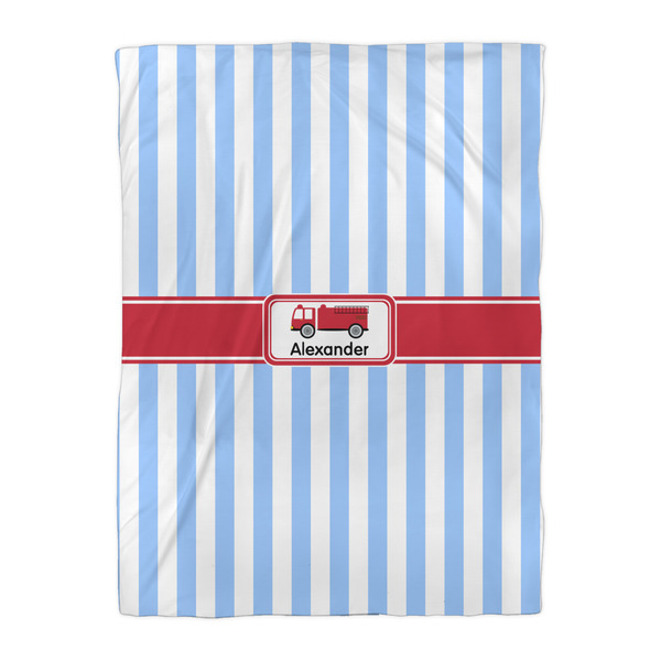 Firetruck Duvet Cover - Twin XL - Front