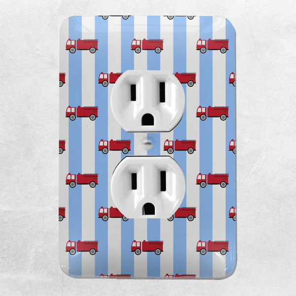 Firetruck Electric Outlet Plate - LIFESTYLE