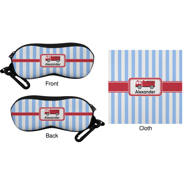 Firetruck Eyeglass Case & Cloth (Approval)