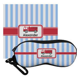 Firetruck Eyeglass Case & Cloth (Personalized)