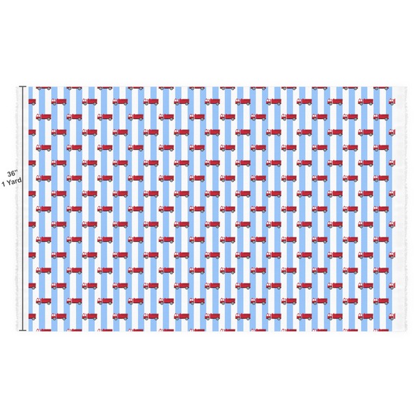 Firetruck Fabric Full Yard