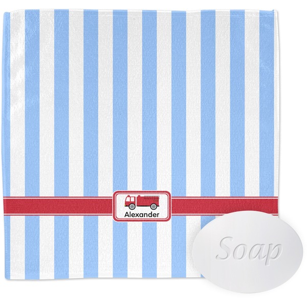 Firetruck Wash Cloth with soap