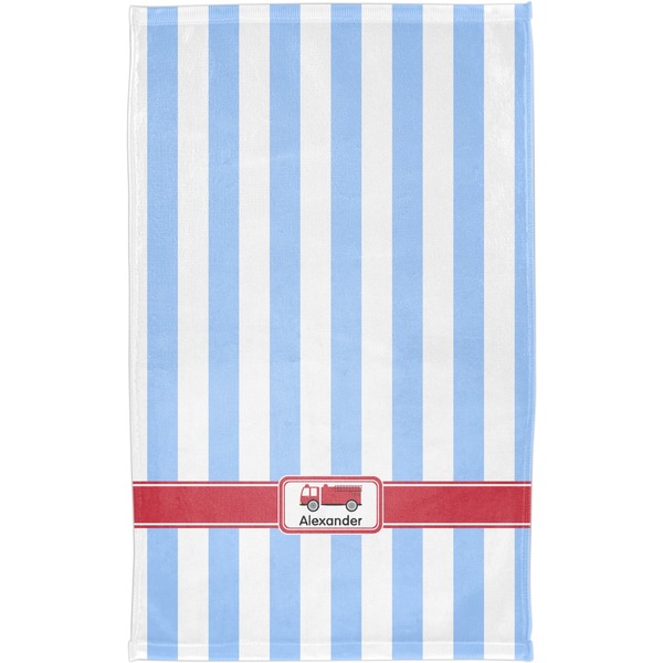 Firetruck Finger Tip Towel - Full View