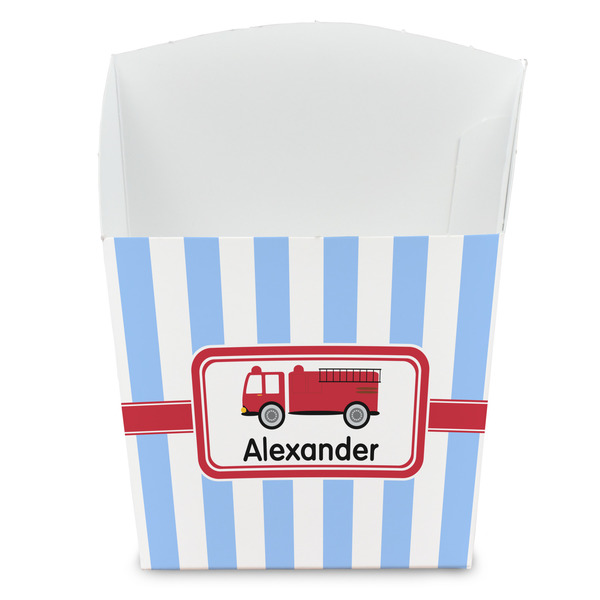 Custom Firetruck French Fry Favor Boxes (Personalized)
