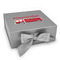 Firetruck Gift Boxes with Magnetic Lid - Silver - Front