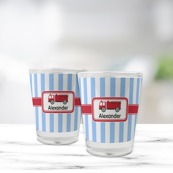 Firetruck Glass Shot Glass - Standard - LIFESTYLE