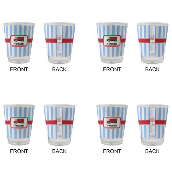 Firetruck Glass Shot Glass - Standard - Set of 4 - APPROVAL