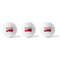 Firetruck Golf Balls - Generic - Set of 3 - APPROVAL