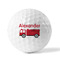 Firetruck Golf Balls - Generic - Set of 3 - FRONT