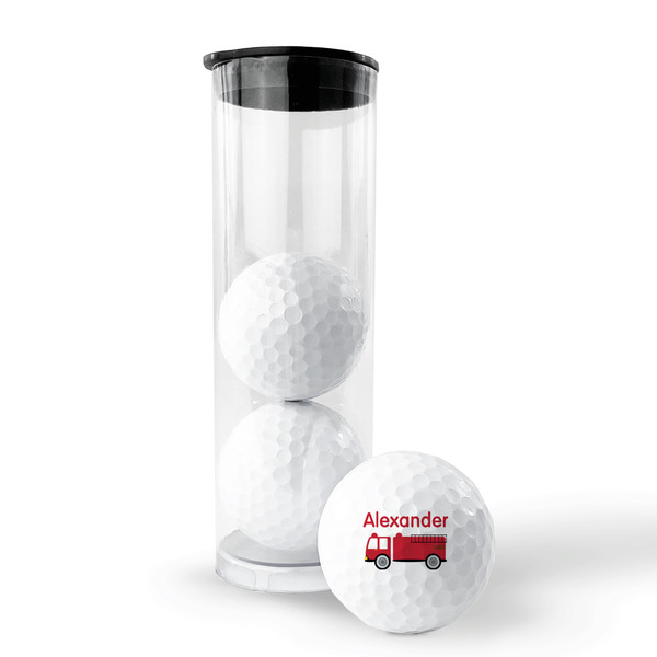 Firetruck Golf Balls - Generic - Set of 3 - PACKAGING