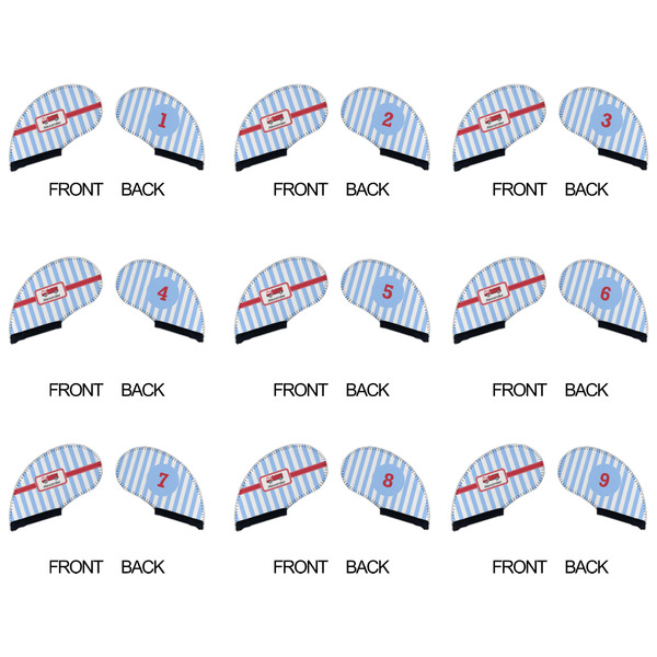 Firetruck Golf Club Covers - APPROVAL (set of 9)