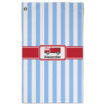 Firetruck Golf Towel - Poly-Cotton Blend w/ Name or Text