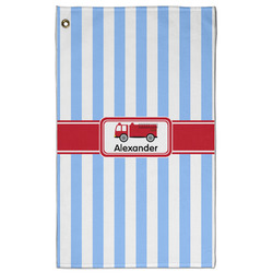Firetruck Golf Towel - Poly-Cotton Blend w/ Name or Text