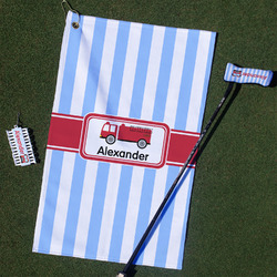 Firetruck Golf Towel Gift Set (Personalized)