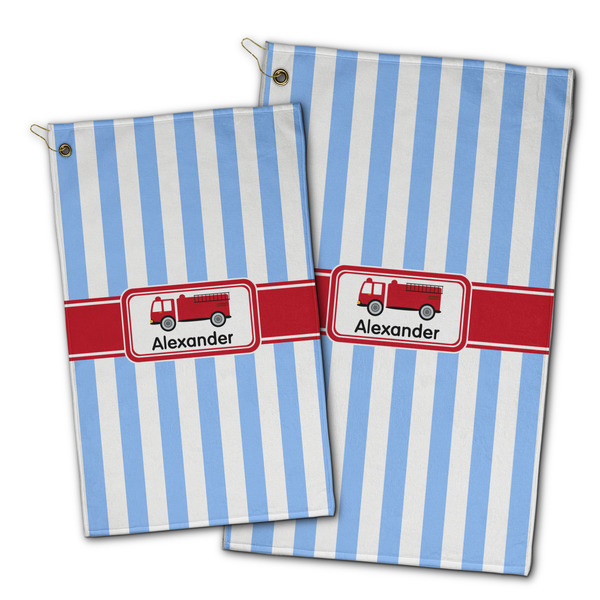 Firetruck Golf Towel - PARENT (small and large)