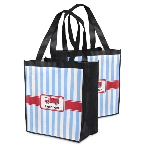 Firetruck Grocery Bag - MAIN