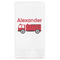 Firetruck Guest Towels - Full Color (Personalized)