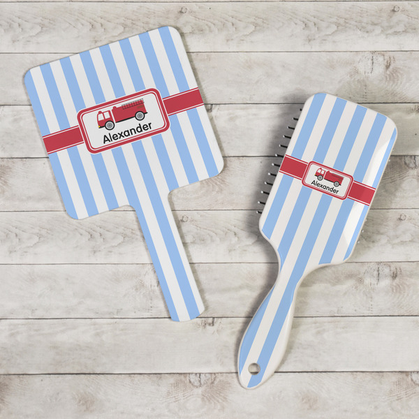 Firetruck Hand Mirrors - In Context