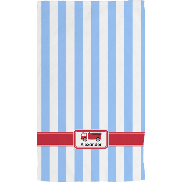 Firetruck Hand Towel (Personalized) Full