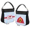 Firetruck Hobo Purse - Double Sided - Front and Back
