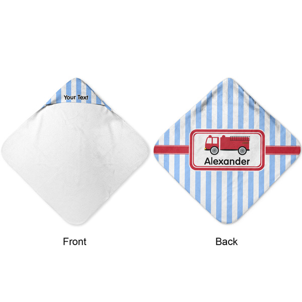 Firetruck Hooded Baby Towel- Approval