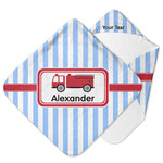 Firetruck Hooded Baby Towel (Personalized)