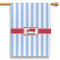 Firetruck 28" House Flag - Single Sided (Personalized)