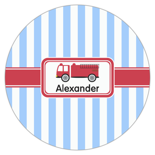 Firetruck Icing Circle - Large - Single