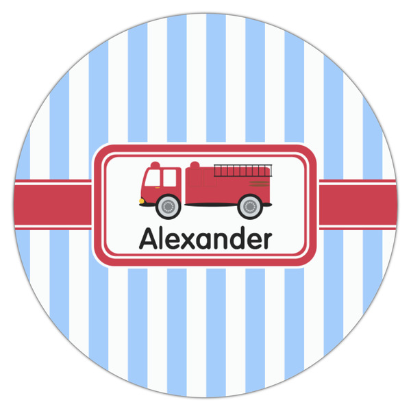 Firetruck Icing Circle - Small - Single