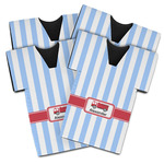 Firetruck Jersey Bottle Cooler - Set of 4 (Personalized)