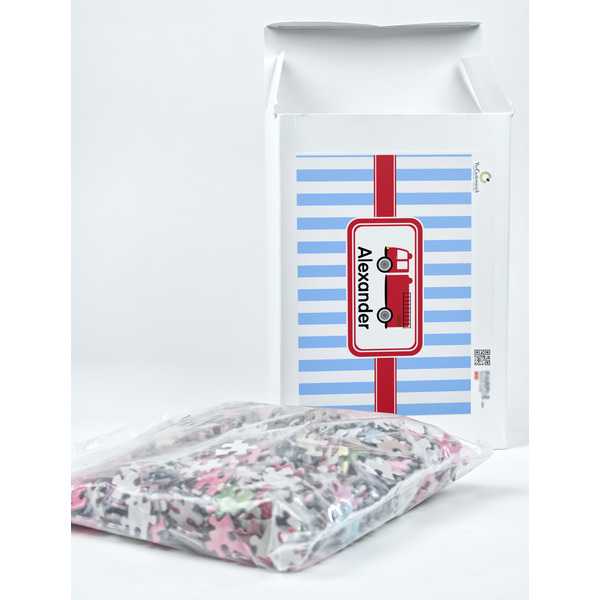 Firetruck Jigsaw Puzzle 1014 Piece - Box