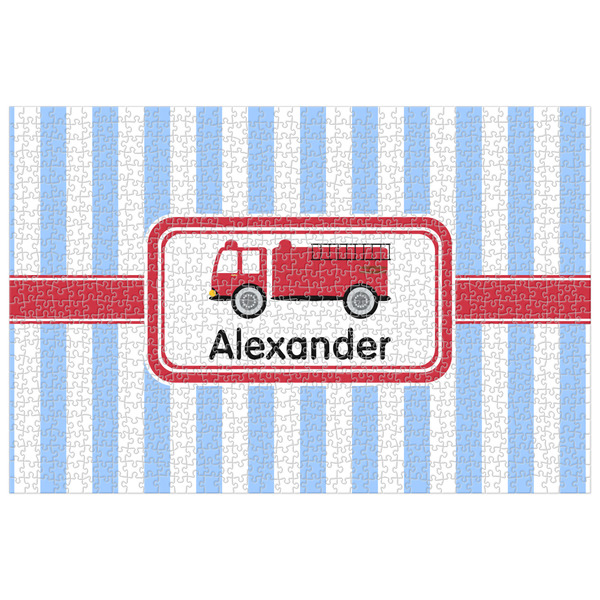 Custom Firetruck Jigsaw Puzzle - 1000-piece (Personalized)