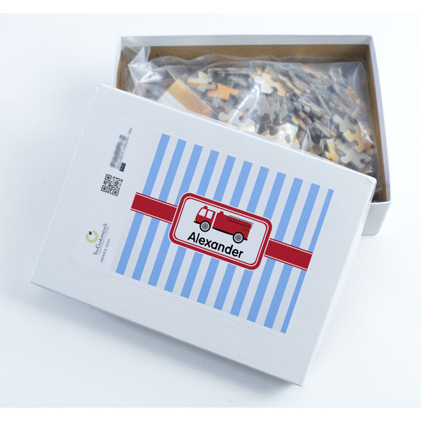 Firetruck Jigsaw Puzzle 252 Piece - Box