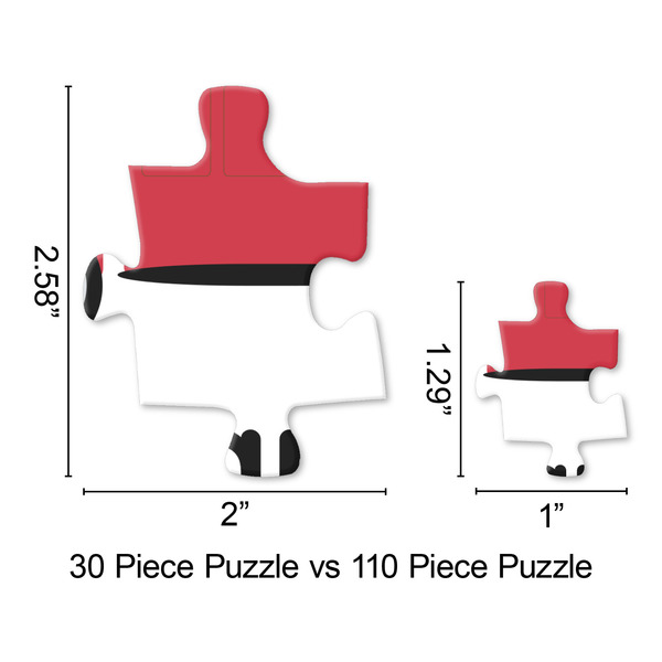Firetruck Jigsaw Puzzle - Piece Comparison