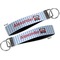 Firetruck Key-chain - Metal and Nylon - Front and Back