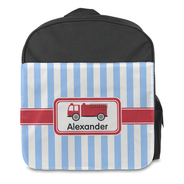 Firetruck Kids Backpack - Front