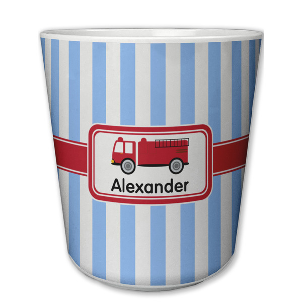 Custom Firetruck Plastic Tumbler 6oz (Personalized)