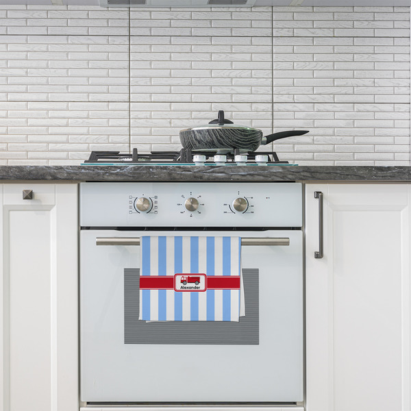 Firetruck Kitchen Towel - Poly Cotton - Lifestyle