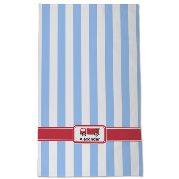 Firetruck Kitchen Towel - Poly Cotton - Full Front