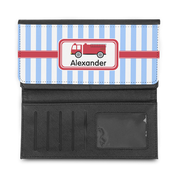 Firetruck Ladies Wallet - Half Way Open