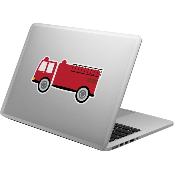 Custom Firetruck Laptop Decal