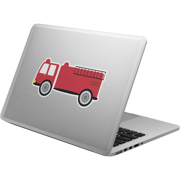 Custom Firetruck Laptop Decal