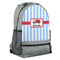 Firetruck Large Backpack - Gray - Angled View