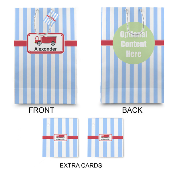 Firetruck Large Gift Bag - Approval