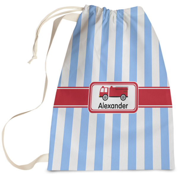 Custom Firetruck Laundry Bag - Large (Personalized)