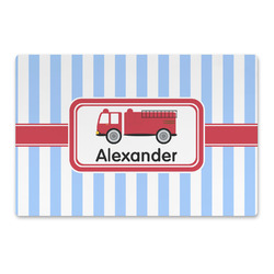 Firetruck Large Rectangle Car Magnet (Personalized)